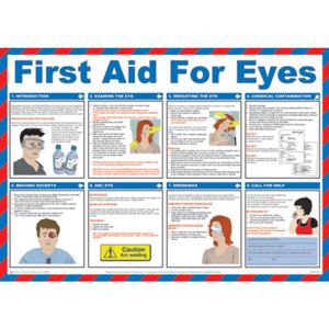 Safety Poster - First Aid for Eyes