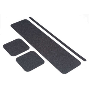 Black - Non Slip Floor Treads (19 x 609mm - Pack of 50)
