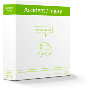 Accident Report Book Folder - A4