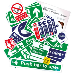 Health And Safety Poster Pack - Non-Adhesive 1mm Rigid PVC Board