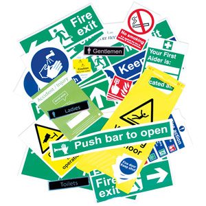 Health And Safety Signage Pack - Self Adhesive Vinyl