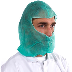 Supertouch Balaclava Hood - Standard - Green