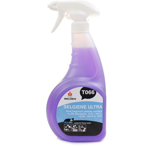 Selden Selgiene Ultra Virucidal Cleaner Sanitiser - 6 x 750ml Trigger Spray Bottles