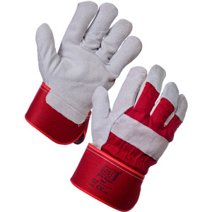 Supertouch Elite Rigger Gloves - Red/Grey
