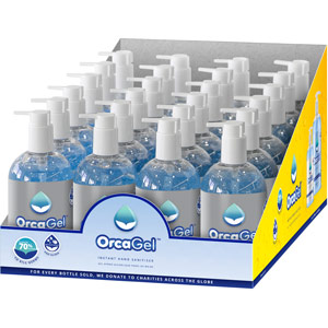 OrcaGel Hand Sanitiser Gel - 70% Alcohol - 250ml