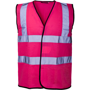 Supertouch Coloured Vest - Hot Pink