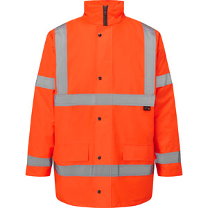Supertouch Hi Vis Standard Parka - Orange