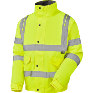 Supertouch Hi Vis Standard Storm Bomber Jacket - Yellow
