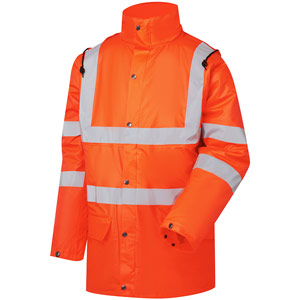 Supertouch Storm-Flex PU Parka - Orange