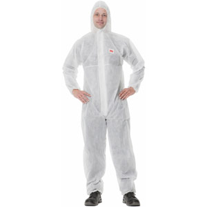 3M White Protective Coverall 4500