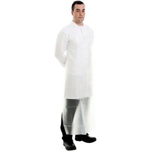 Supertouch PVC Aprons - 0.35mm - Clear