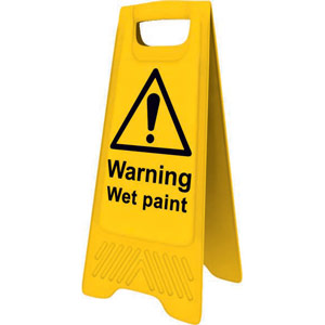 Spectrum Heavy Duty A-Board - Warning Wet Paint