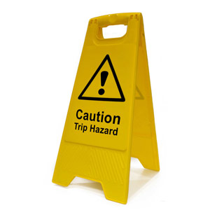 Spectrum Heavy Duty A-Board - Caution Trip Hazard