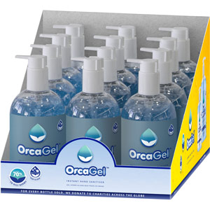 OrcaGel Hand Sanitiser Gel - 70% Alcohol - 500ml