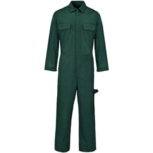 Supertouch Polycotton Coverall - Basic - Bottle Green