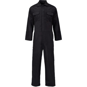 Supertouch Polycotton Coverall - Basic - Black