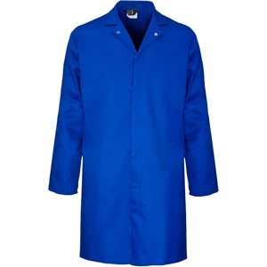 Supertouch Polycotton Food Coat - Inner Pocket - Royal Blue