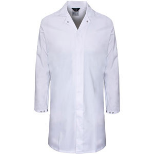 Supertouch Polycotton Food Coat - Inner Pocket - White