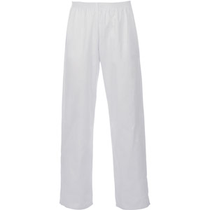 Supertouch Polycotton Food Trousers - White