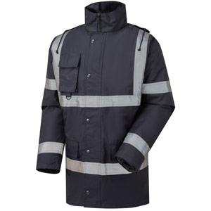 Supertouch Security Parka - With Tape - Navy