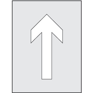 Arrow Symbol Stencil (190 x 300mm)