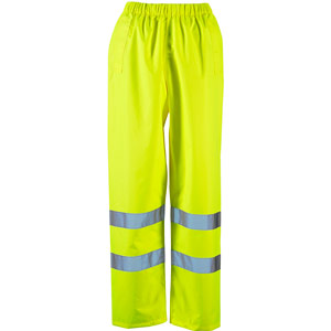 Supertouch Ladies Hi Vis Dua Over-Trouser - Yellow