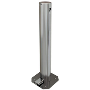 Astreea XL Pedal Operated Sanitiser Dispenser - 3 Litre Capacity - Chrome