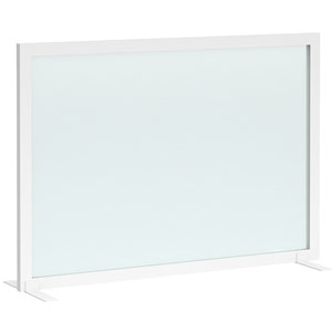 Clear Polyvinyl Protective Desk Screens - 1000mm Wide