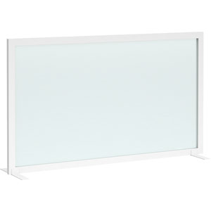 Clear Polyvinyl Protective Desk Screens - 1200mm Wide
