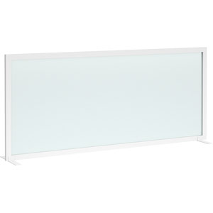 Clear Polyvinyl Protective Desk Screens - 1600mm Wide