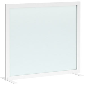 Clear Polyvinyl Protective Desk Screens - 800mm Wide