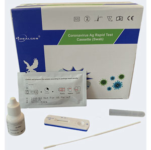 Healgen Covid-19 Antigen (Swab) Rapid Lateral Flow Test Kits - Pack of 20