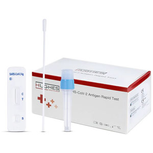 Hughes Healthcare COVID-19 Rapid Antigen (Nasal) Lateral Flow Test Kits (Pack of 25)