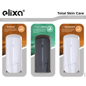Elixa Total Skin Care Centre - 3 Station - Barrier Cream/Heavy Wash/Replenish Cream Pack