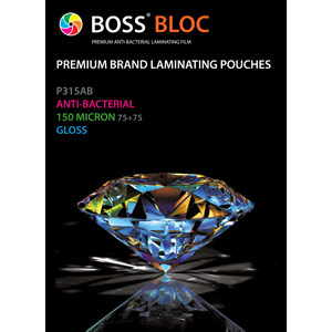 Vivid Premium Anti-bacterial Laminating Pouches - A3 Gloss (Pack of 100)