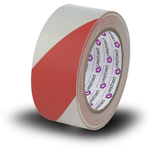 Red & White Floor Masking Tape - 18 Rolls x 33 meters