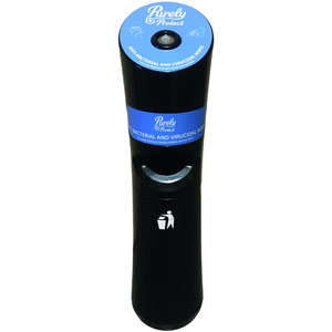 Purely Protect Floor-Standing Wipe Dispenser with Bin