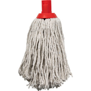 Purely Smile 12oz PY Socket Mop Head Red Pack of 10