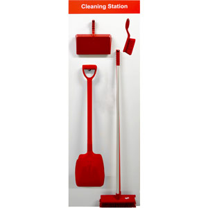 Spectrum Shadowboard Cleaning Station - Board A - Red