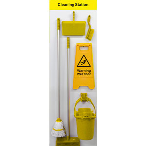 Spectrum Shadowboard Cleaning Station - Board B - Yellow