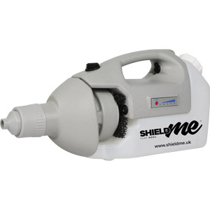 1.6 Litre Handheld Cordless Disinfection Fogger - supplied with 1 x 5Ltr SHIELDme Sanitiser