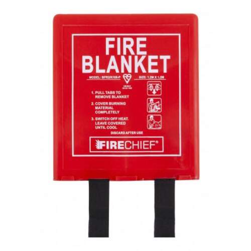 Rigid Case Fire Blanket 1.2m X 1.2m