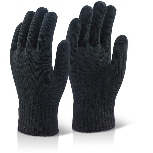 240x Pair Click Mixed Fibre Grey Knitted Work Gloves Liner Minimal Risk Handling 