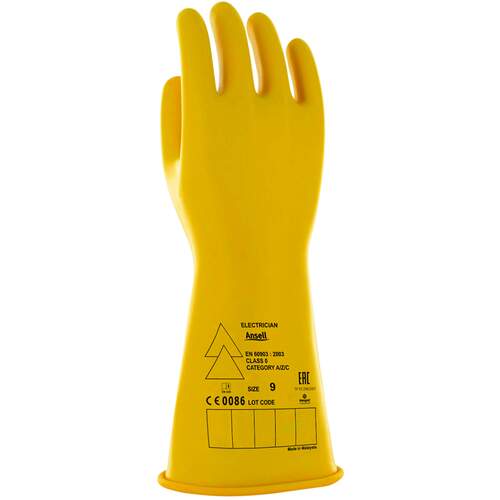 Low Voltage Electrical Insulating Gloves (Class 0)