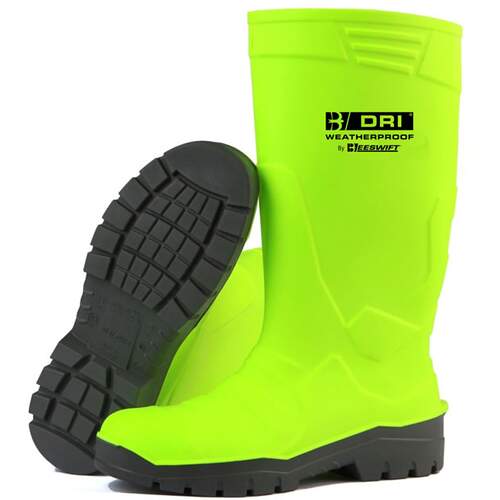 Pu Safety Boot S5 Hi Vis Saturn Yellow