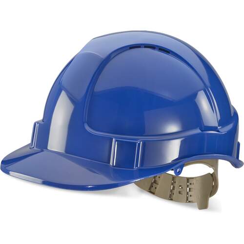 Comfort Vented Safety Helmet Blue