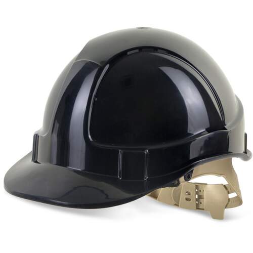 Comfort Vented Safety Helmet Black