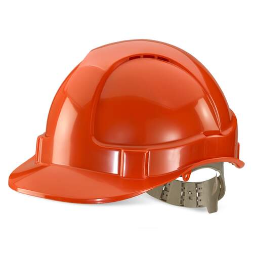 Comfort Vented Safety Helmet Orange