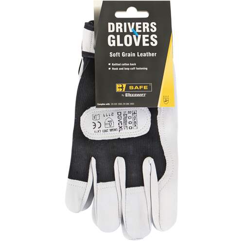 Drivers Glove Velcro Cuff Lge