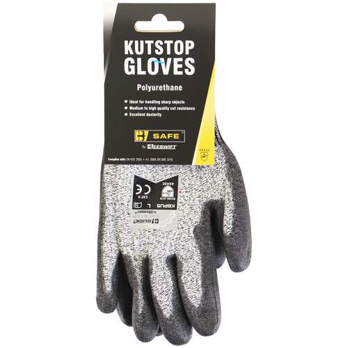 Kutstop Polyurethane Black Glove XL 10